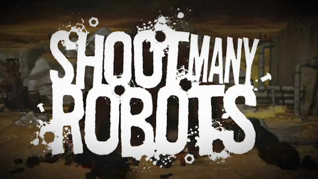shoot many robots