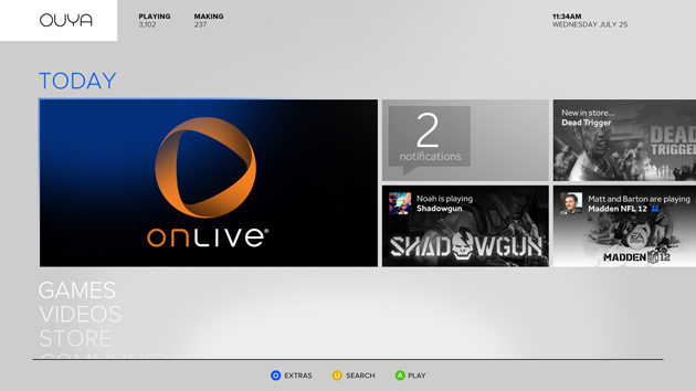 OUYA Gains OnLive Support