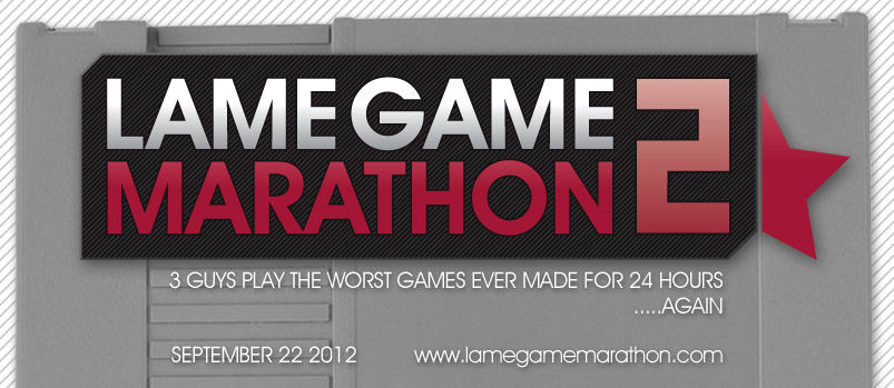 Lame Game Marathon 2 begins on 22 September