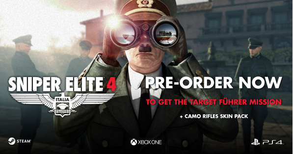 Sniper Elite 4 Gameplay Trailer Reveals Hitler Assassination Mission
