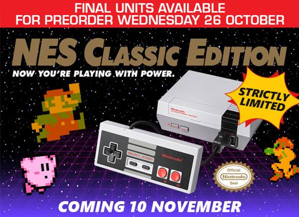Final Nintendo Classic Mini: NES Units Available for Preorder on Wednesday