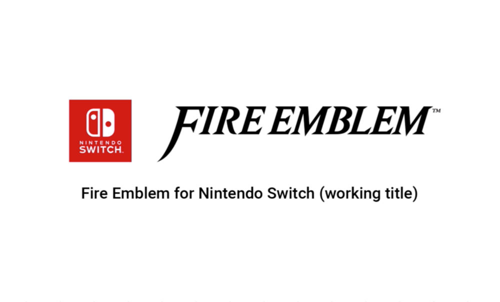 Second Fire Emblem title coming to Switch