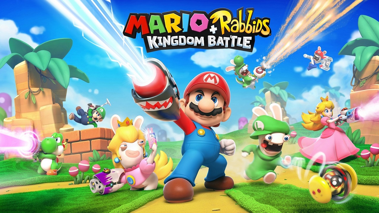 Mario + Rabbids Kingdom Battle feature art