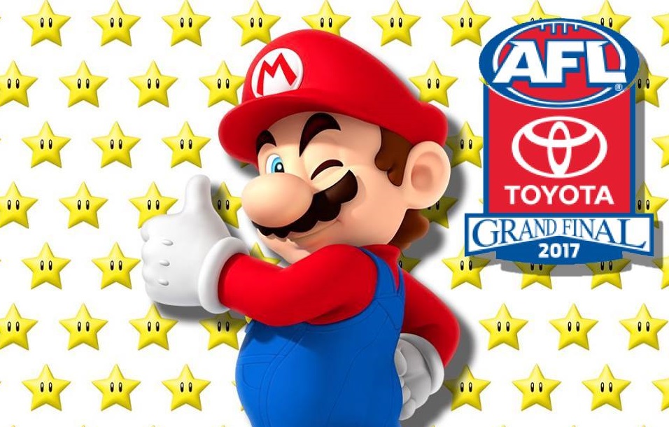 AFL Grand Final Nintendo Mario