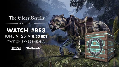 Thumbnail for post E3 2019: Watch the Elder Scrolls Online E3 2019 Stream, Get a Mount & Crates