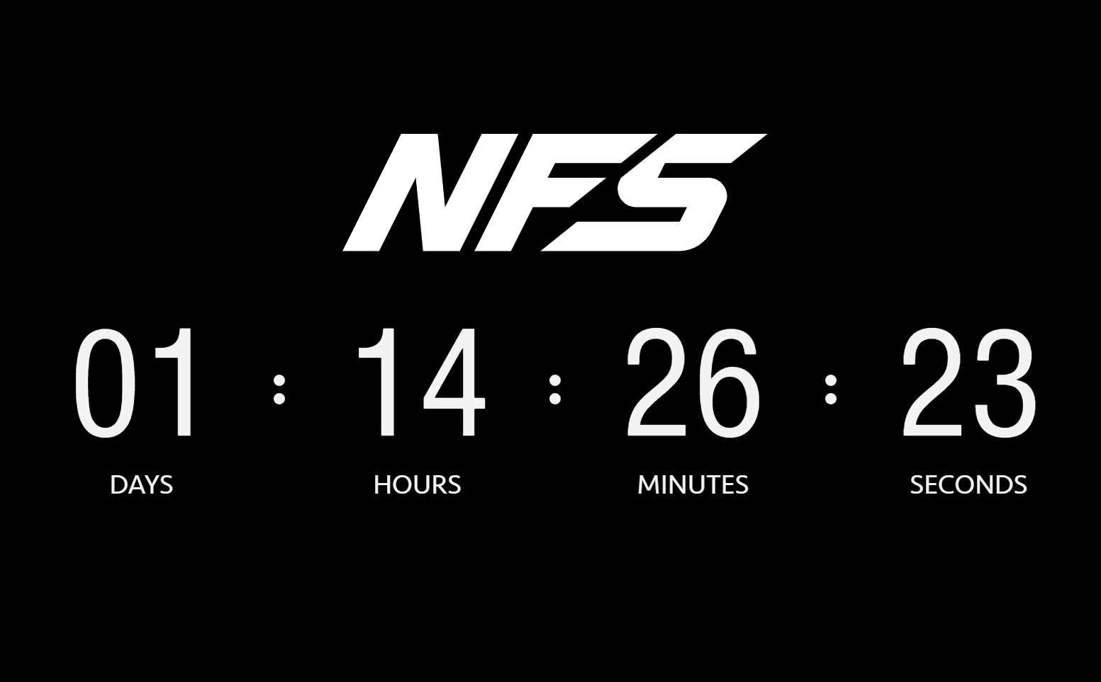 Need for Speed Countdown