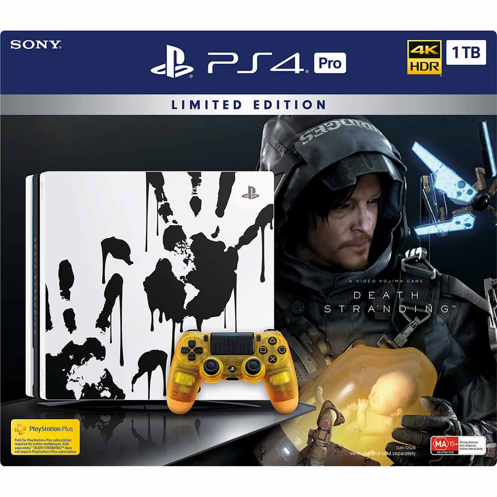 Death Stranding PS4 Pro console packaging