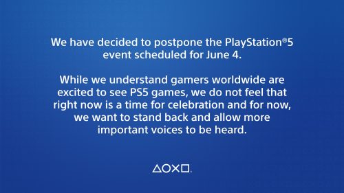 Thumbnail for post Sony Delays PlayStation 5 Games Showcase