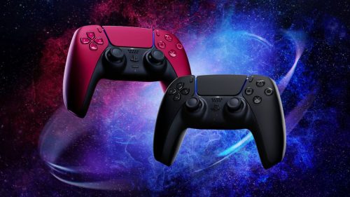 Thumbnail for post Midnight Black and Cosmic Red colours announced for PS5 DualSense lineup