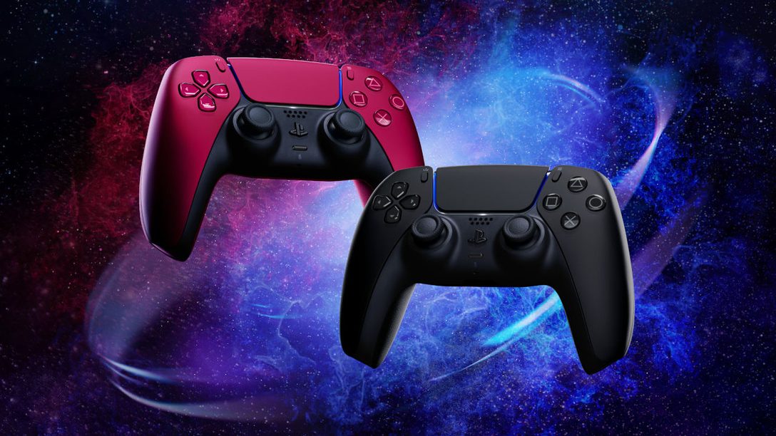 Midnight Black and Cosmic Red colours announced for PS5 DualSense lineup