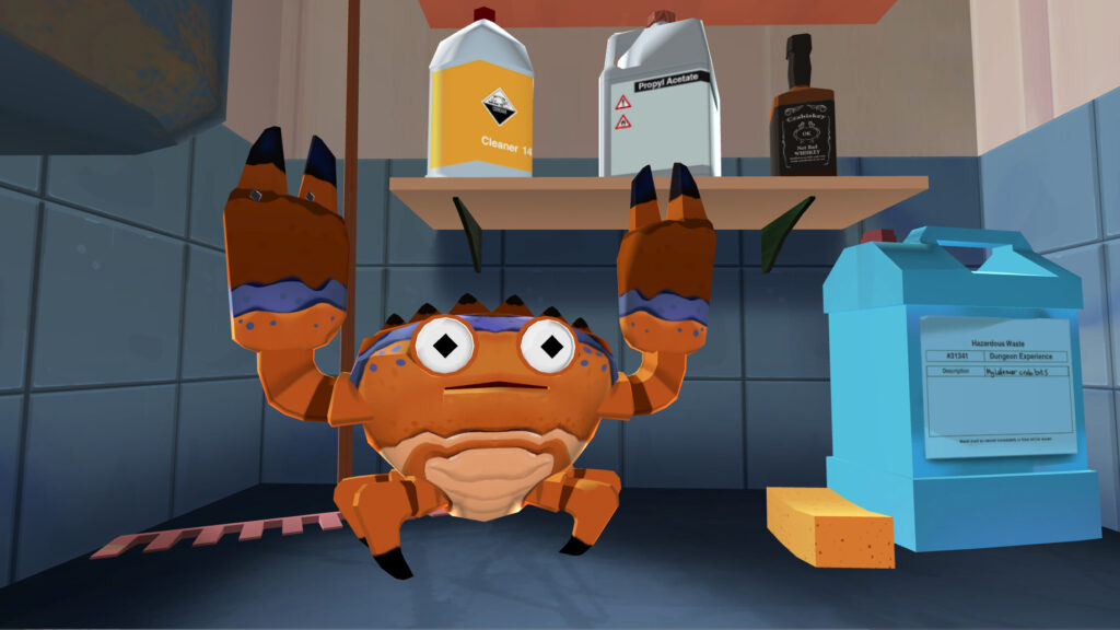 the dungeon experience crab screenshot